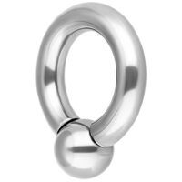 4 mm Stainless Steel Screw-in Ball Ring
