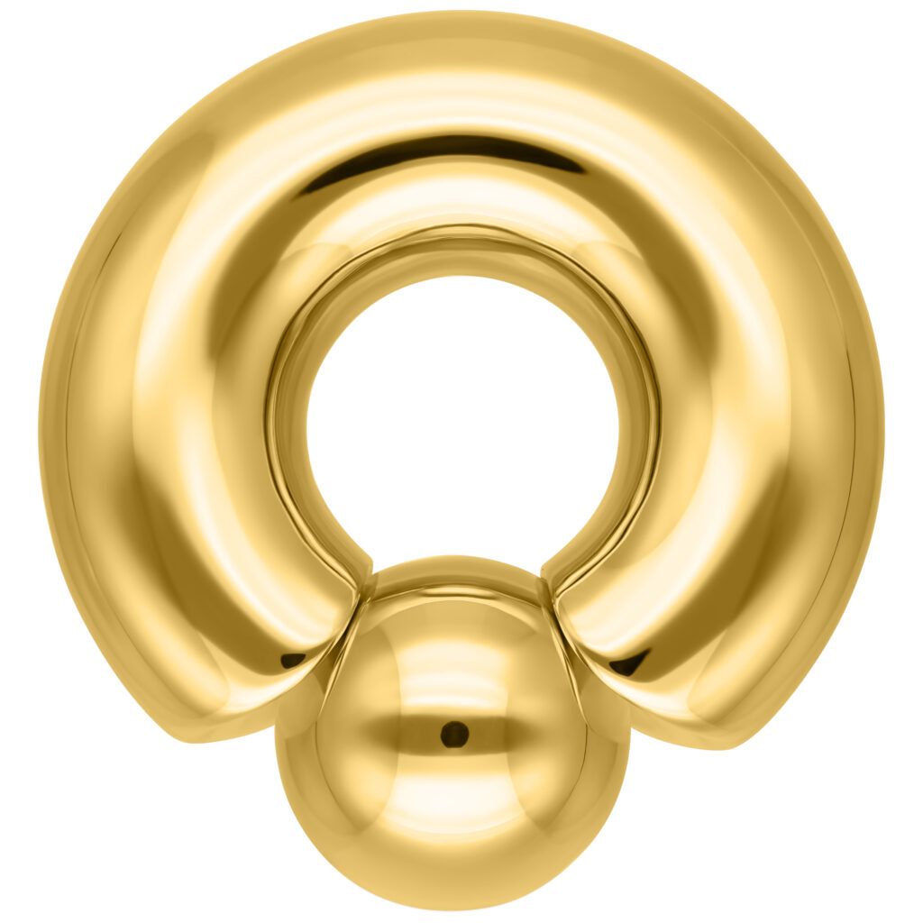 Stainless Steel Monster Ring Gold PVD