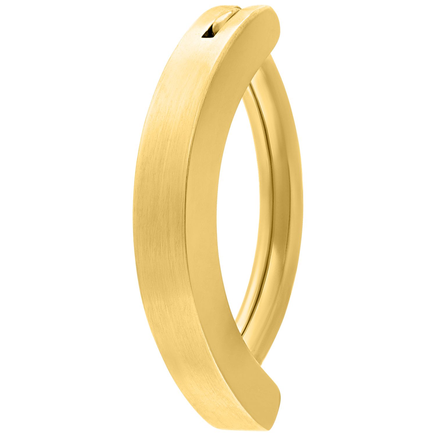 Titanium Plain Navel Arch Gold PVD Titanium Plain Navel Arch Gold PVD