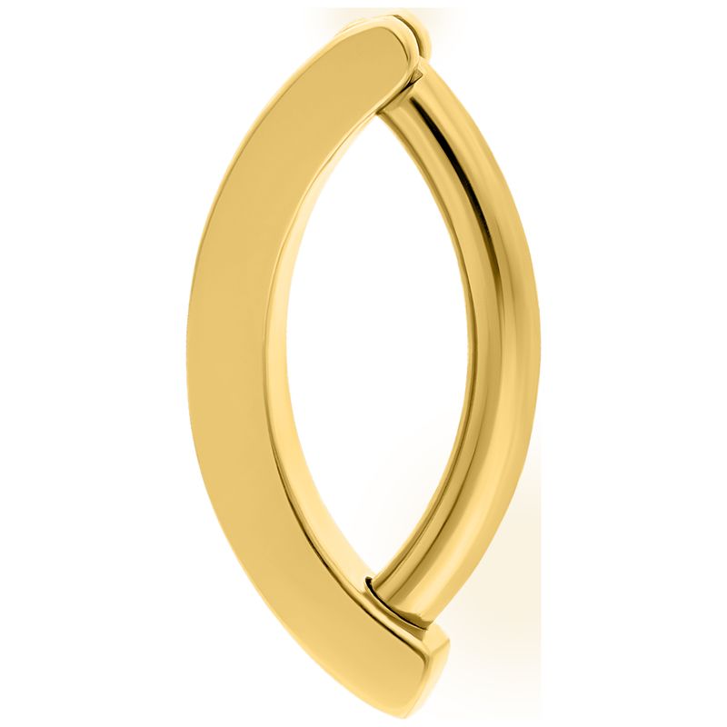 Titanium Plain Navel Arch Gold PVD