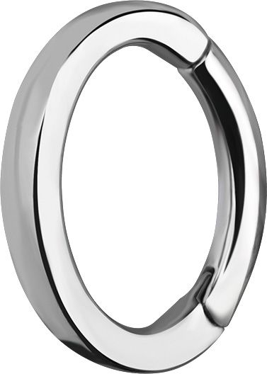 Stainless Steel Oval Rook Clicker Flat Profile