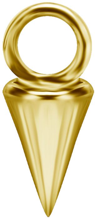 18K Solid Gold Charm - Pendulum Small