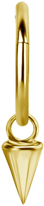 18K Solid Gold Charm - Pendulum Medium