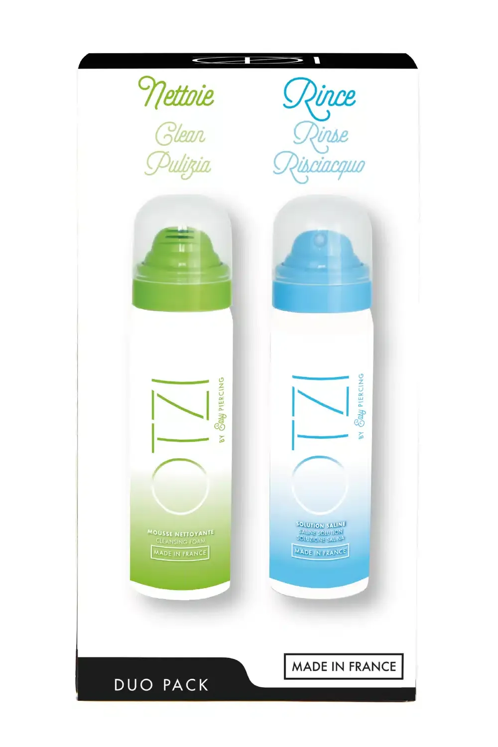 Otzi Duo Pack Cleansing Foam & Saline Solution