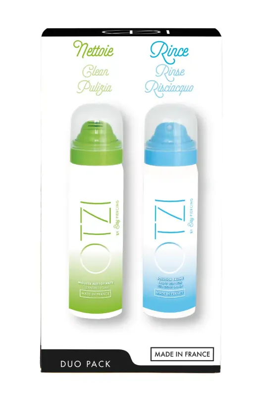 Otzi Duo Pack Cleansing Foam & Saline Solution