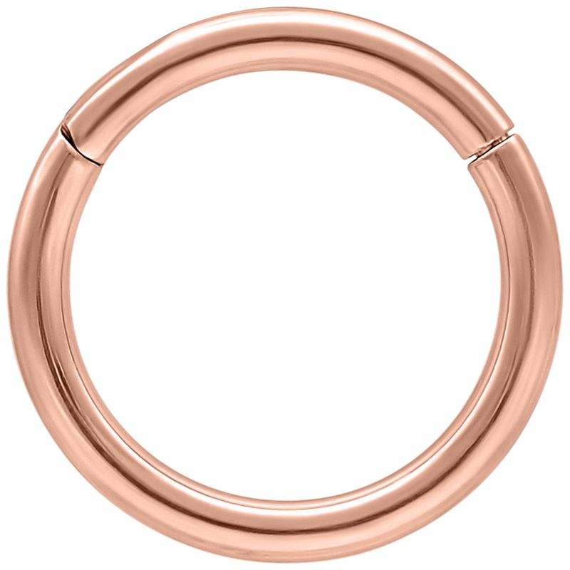 1,6 mm Rosegold PVD Stainless Steel Clicker Segment Ring