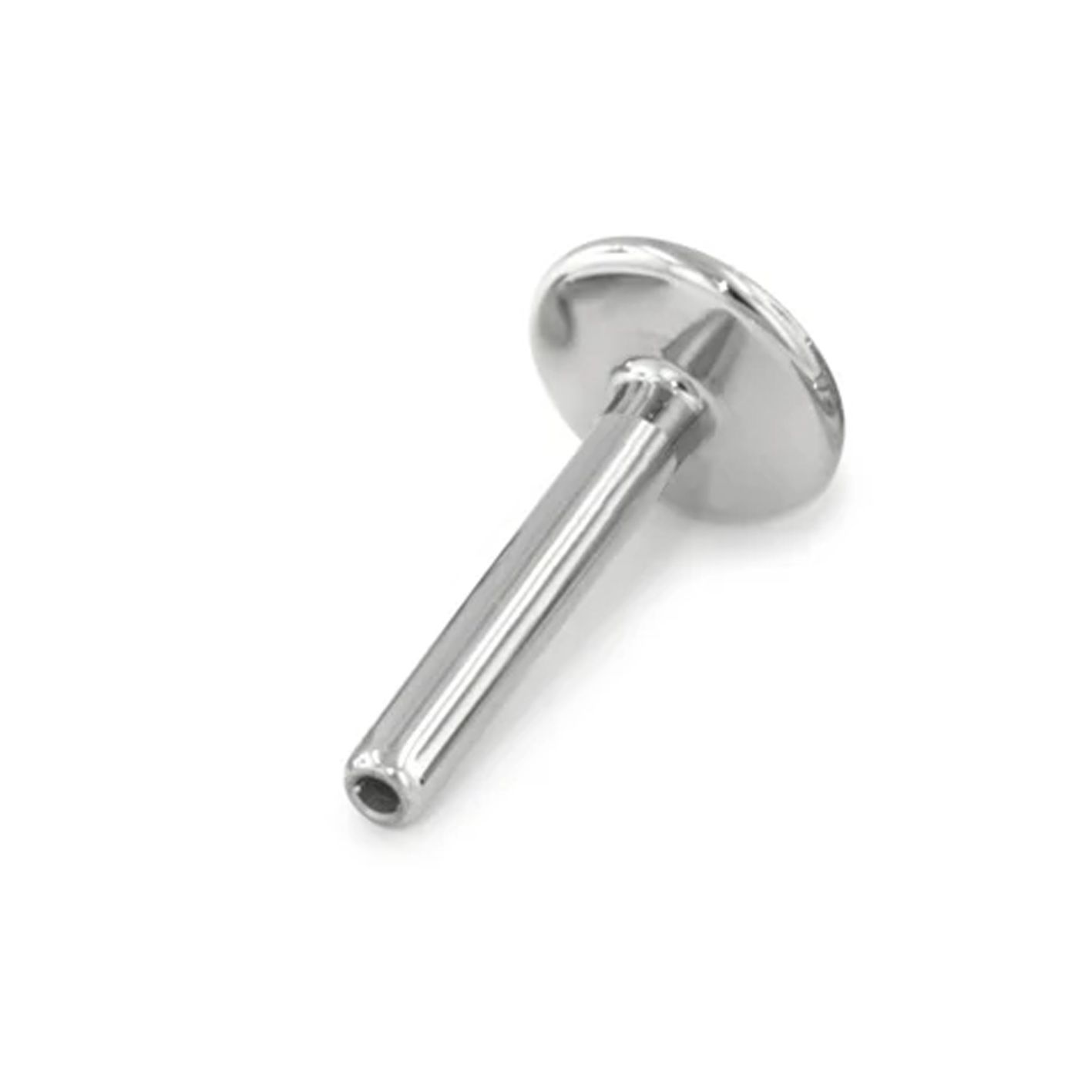 1 mm Neometal Threadless Labret Stud - 4 mm Backplate 1 mm Neometal Threadless Labret Stud - 4 mm Backplate