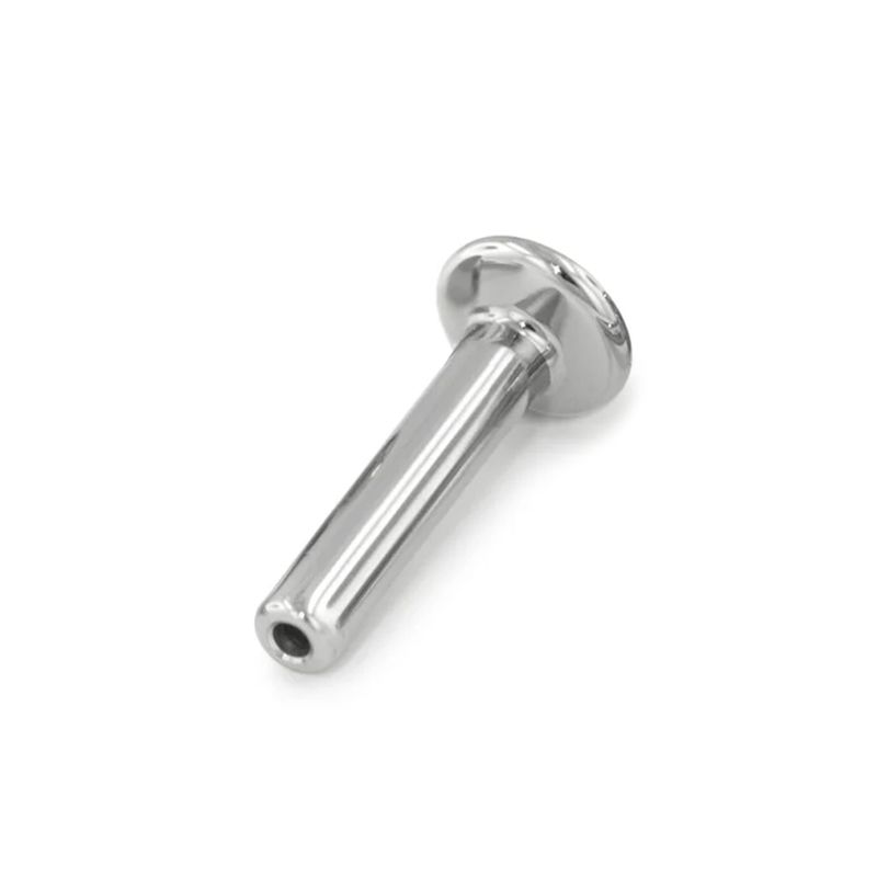 1,2 mm Neometal Threadless Labret Stud -  3 mm Backplate