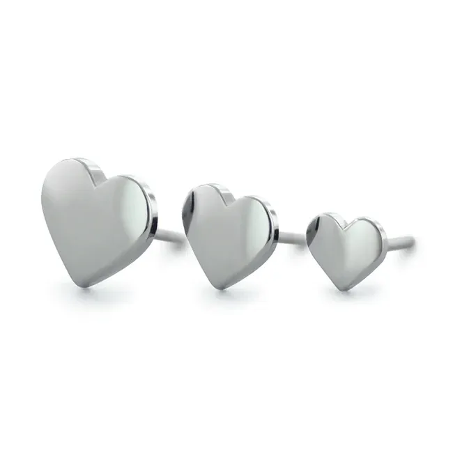 Neometal Threadless Heart