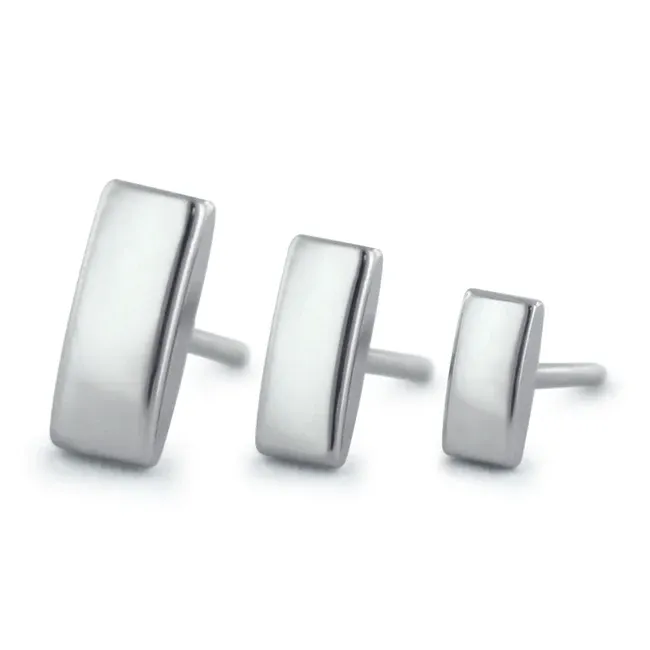 Neometal Threadless Rectangle