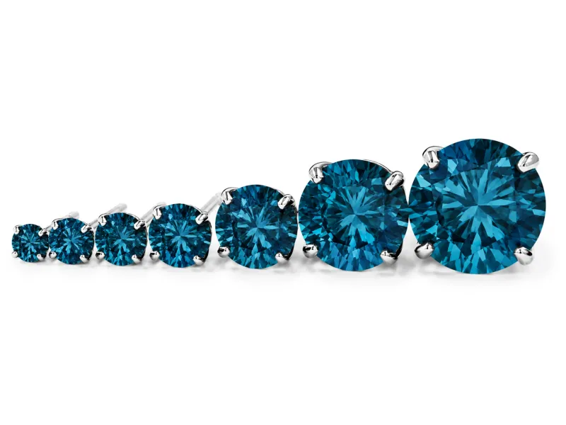 Neometal Threadless Prong Set Facetted Gem - London Blue CZ