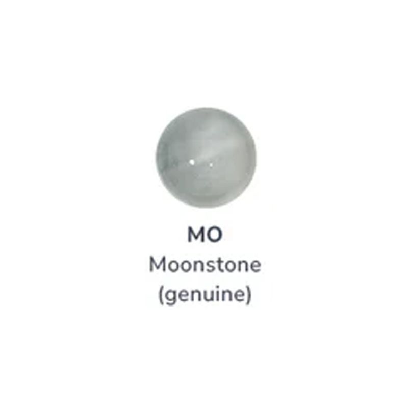 Neometal Threadless Prong Set Sphere - Moonstone
