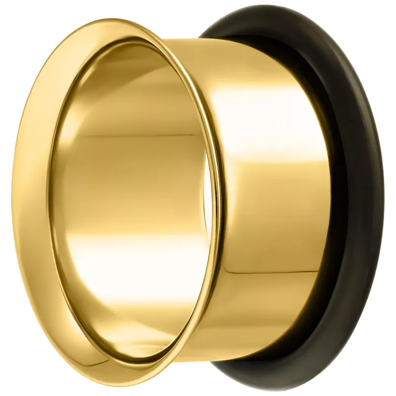 Stainless Steel Single Flared Eyelet - Gold PVD Coated Stainless Steel Single Flared Eyelet - Gold PVD Coated