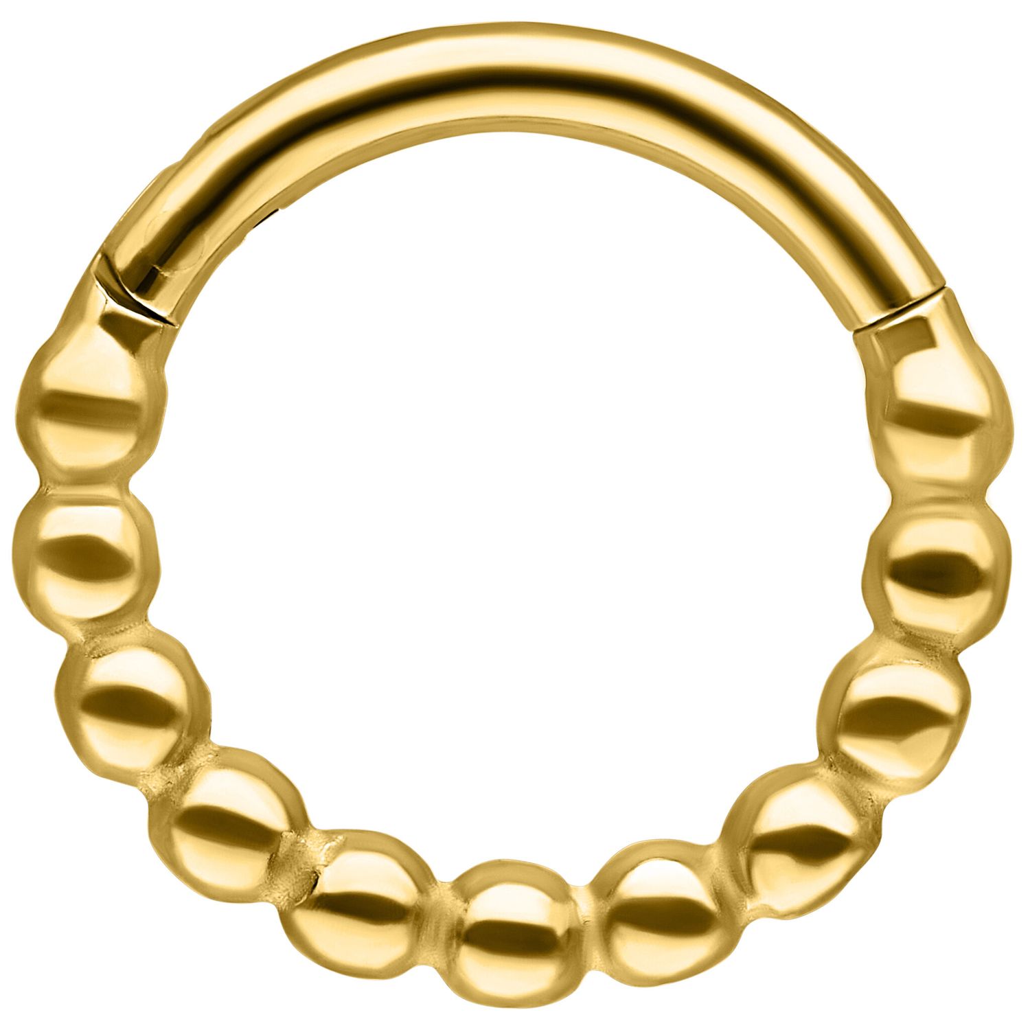 Stainless Steel Ball Chain Clicker Gold PVD