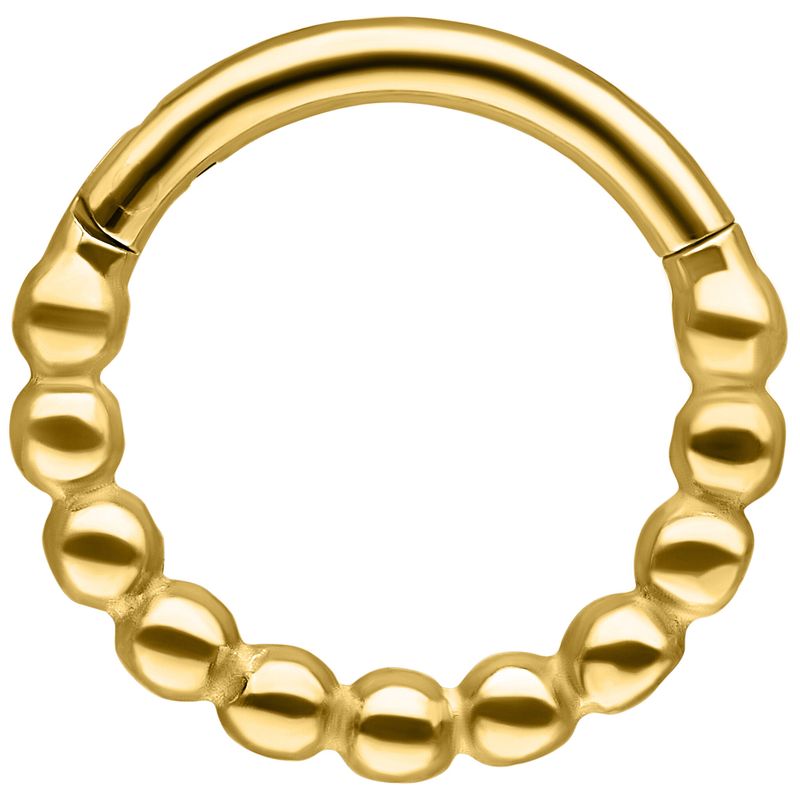 Stainless Steel Ball Chain Clicker Gold PVD