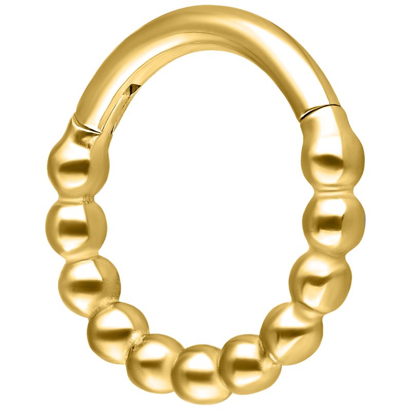 Stainless Steel Ball Chain Clicker Gold PVD