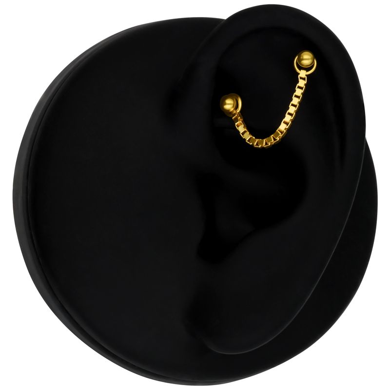 14K Solid Gold Box Chain