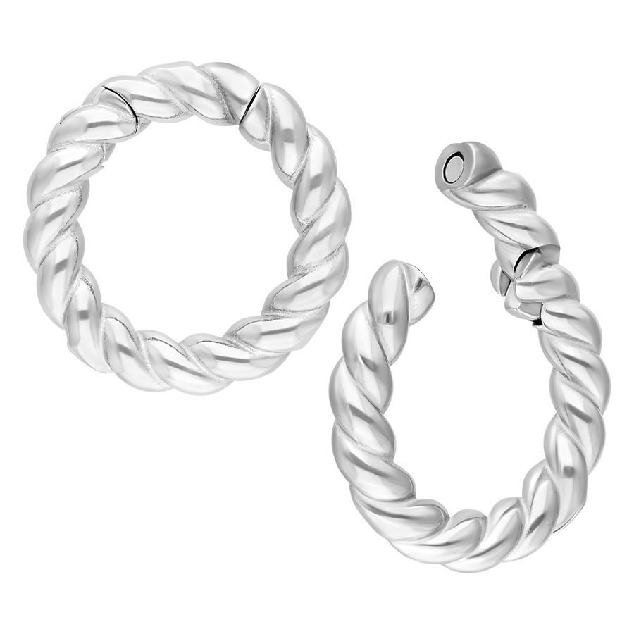 Stainless Steel Braided Rope Ear Weights Stainless Steel Braided Rope Ear Weights