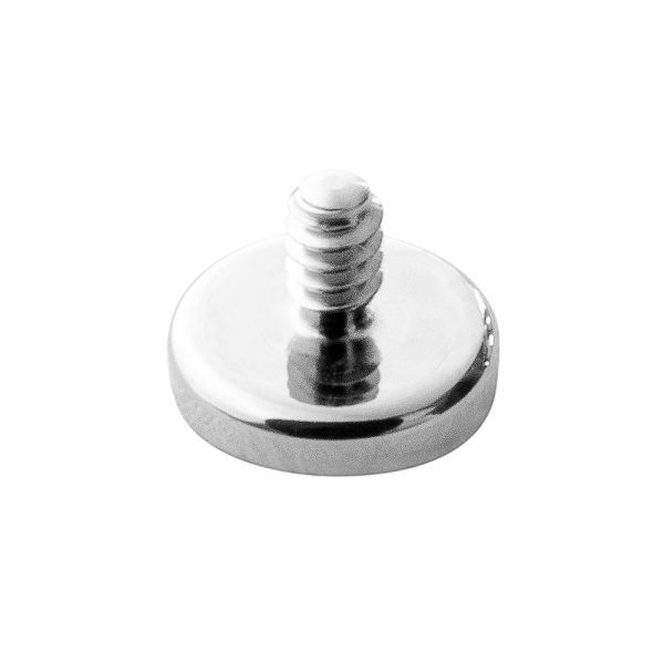 Inari Titanium Internally Threaded Disc For 1.6 mm Internally Threaded Jewelry
