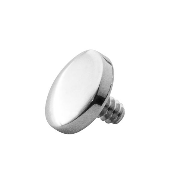 Inari Titanium Internally Threaded Disc For 1.6 mm Internally Threaded Jewelry