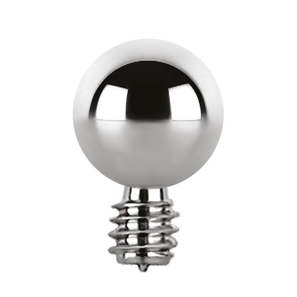 Inari Titanium Internally Threaded Ball For 1.2 mm Jewelry Inari Titanium Internally Threaded Ball For 1.2 mm Jewelry