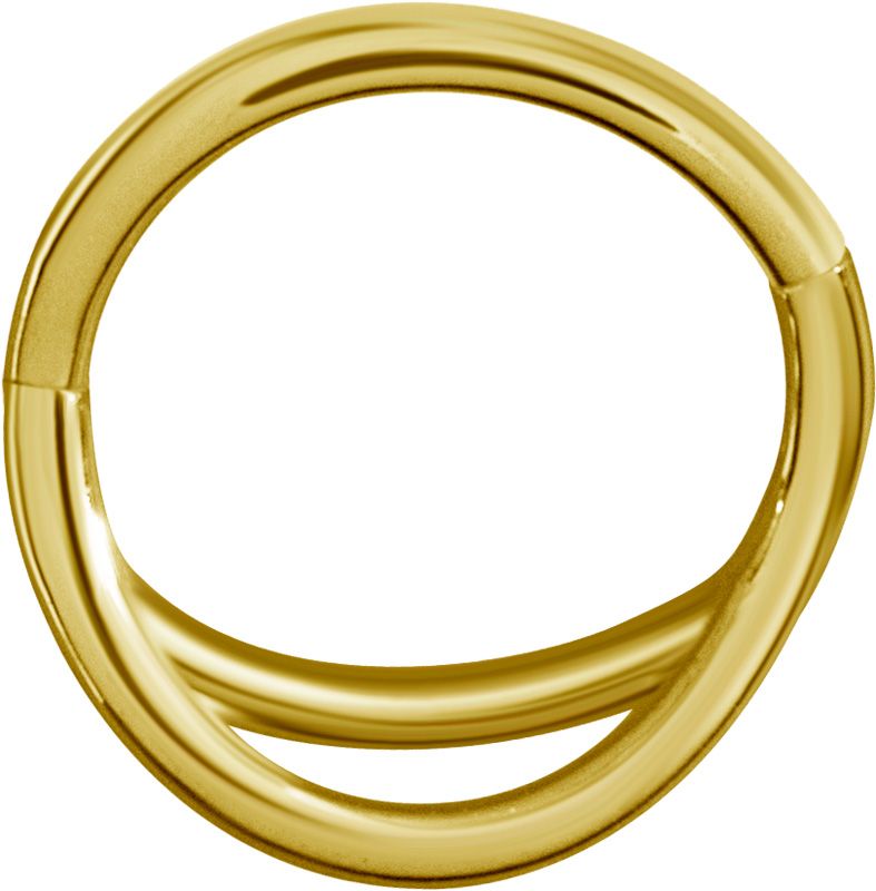 Stainless Steel Double Clicker Ring