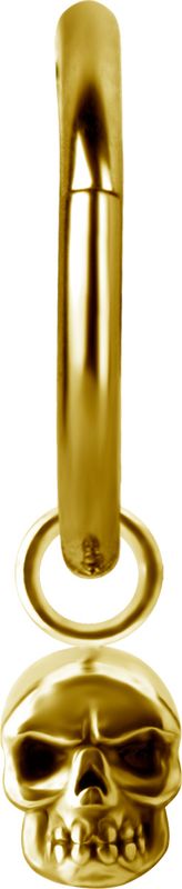 Stainless Steel Charm Gold PVD - Skull