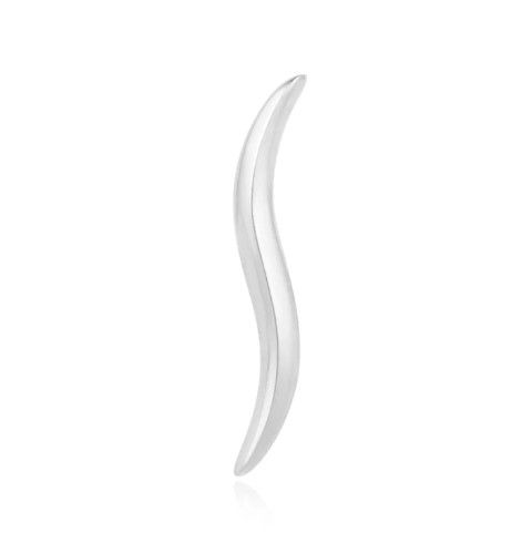 Ember Solid 14K White Gold Wave Length Ember Solid 14K White Gold Wave Length