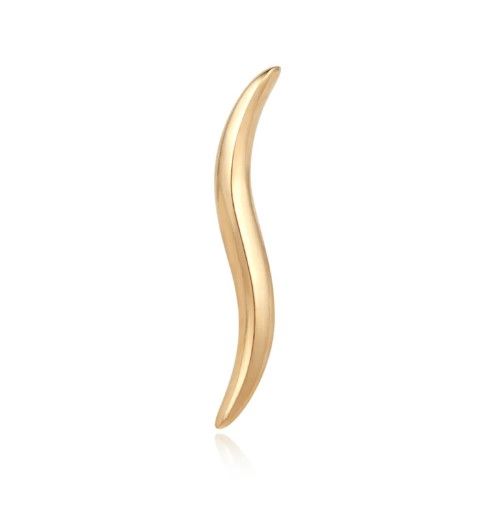 Ember Solid 14K Yellow Gold Wave Length