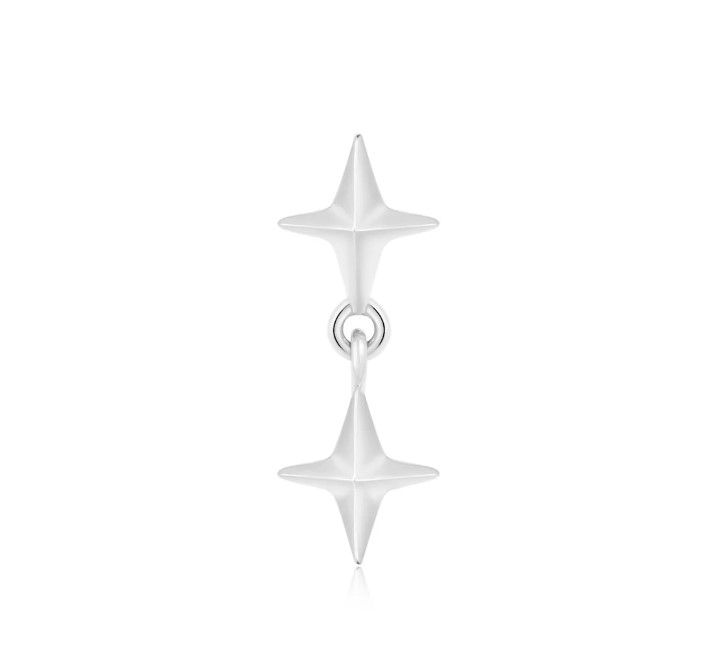 Ember Solid 14K White Gold North Star