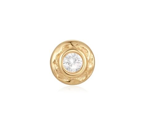 Ember Solid 14K Yellow Gold Rocco - White CZ