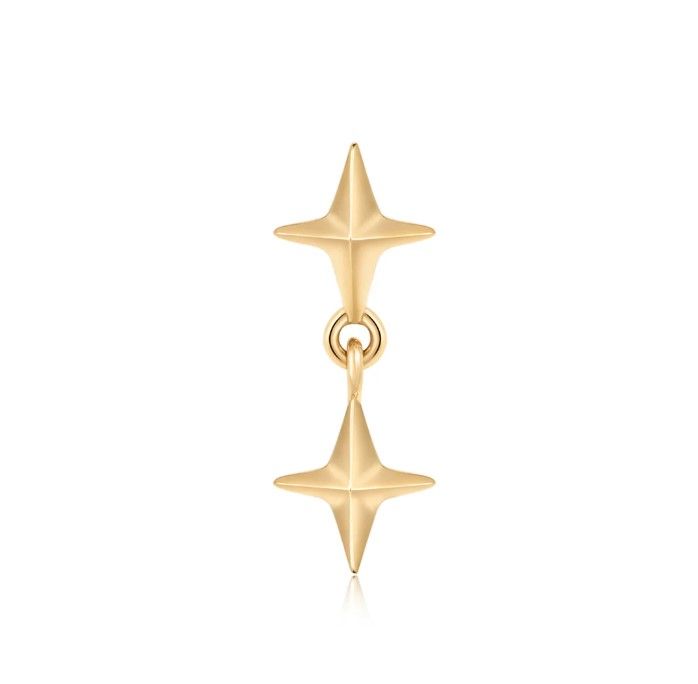 Ember Solid 14K Yellow Gold North Star