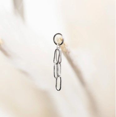 Seven Five Zero 18K Solid White Gold Tassle - The Sparrow