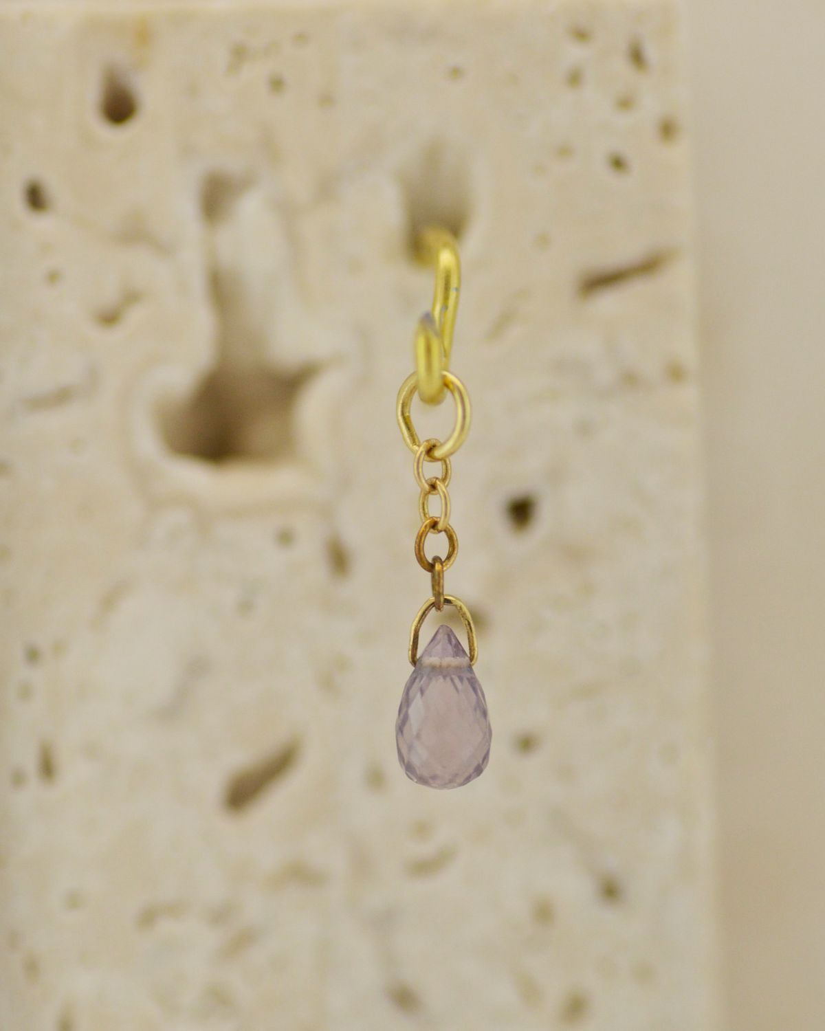 Seven Five Zero 18K Solid Yellow Gold Charm - The Stork Small #4