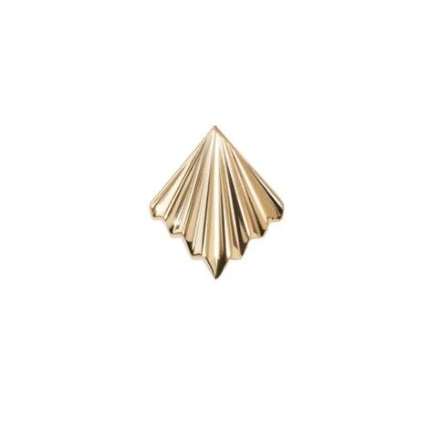 14K Yellow Golden Age Threadless End
