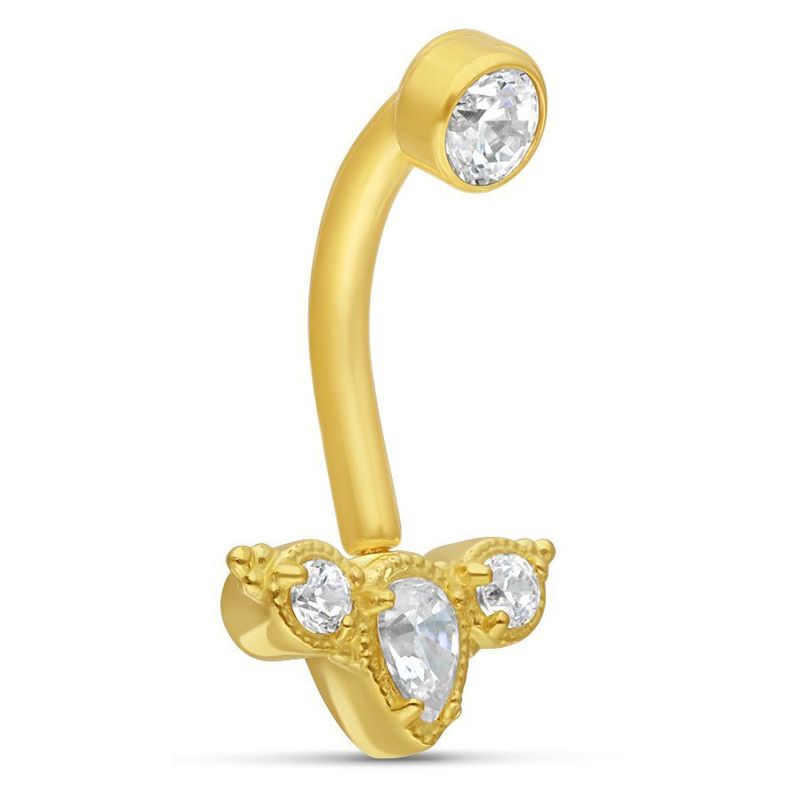 18K Solid Gold Rook Curve - Scalloped Prium