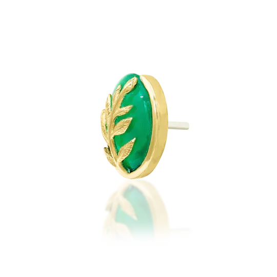 Junipurr 14K Solid Yellow Gold Threadless Valencia II