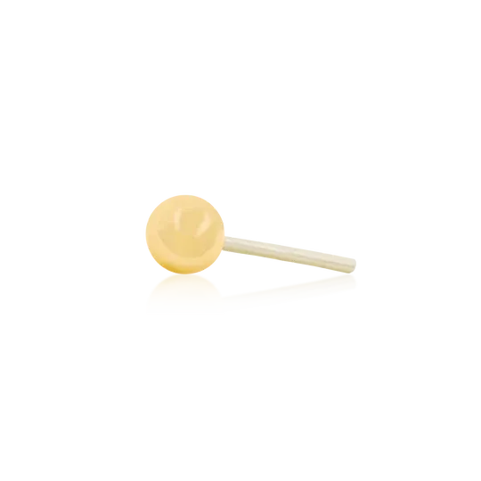 Junipurr 14K Solid Yellow Gold Ball 3 mm