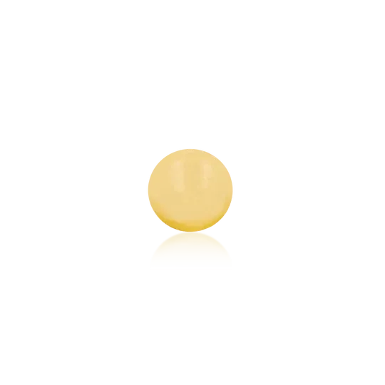 Junipurr 14K Solid Yellow Gold Ball 3 mm