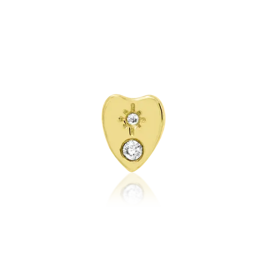 Junipurr 14K Solid Yellow Gold Threadless Planchette Junipurr 14K Solid Yellow Gold Threadless Planchette