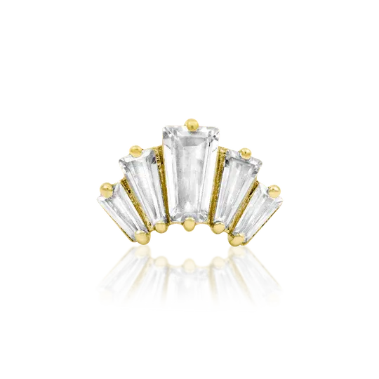 Junipurr 14K Solid Yellow Gold Threadless Harley
