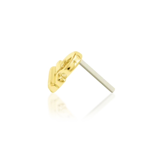 Junipurr 14K Solid Yellow Gold Libra