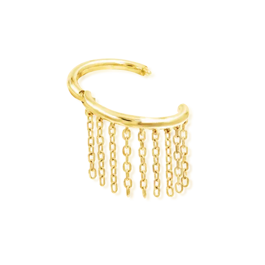Junipurr 14K Solid Gold Skylar Clicker Ring