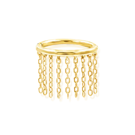 Junipurr 14K Solid Gold Skylar Clicker Ring Junipurr 14K Solid Gold Skylar Clicker Ring