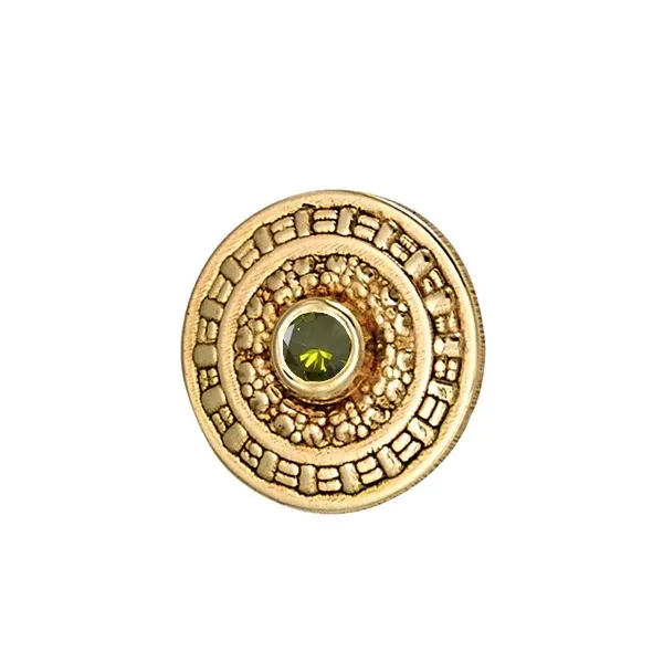 Body Gems 14K Solid Yellow Gold Relic - Peridot