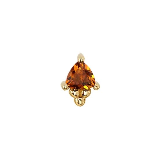 BVLA 14K Solid Yellow Gold Threaded Timka - Anastasia Topaz