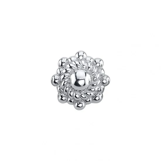 BVLA 14K Solid White Gold Threaded Ares BVLA 14K Solid White Gold Threaded Ares