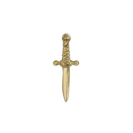 BVLA 14K Solid Yellow Gold Threaded Slasher Dagger