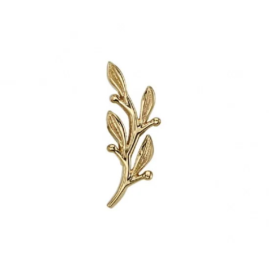 BVLA 14K Solid Yellow Gold Threaded Amity - Left Orientation