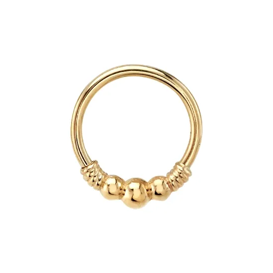 BVLA 14K Solid Yellow Gold Myla Seam Ring
